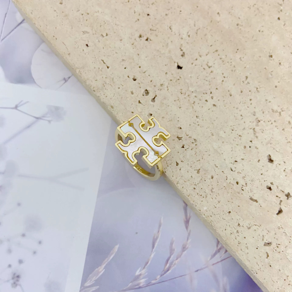Tory Burch Alphabet Ring